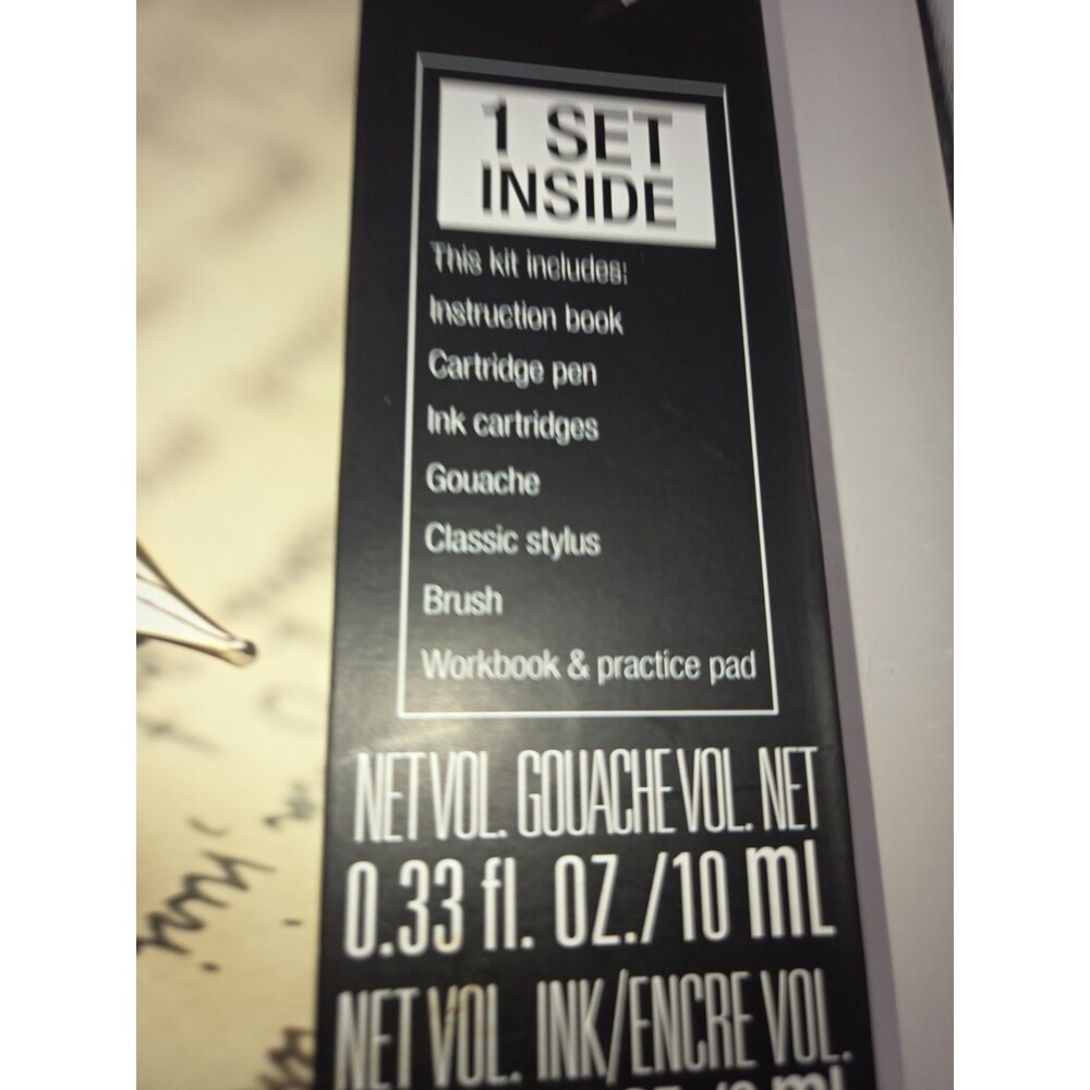SpiceBox Masterclass Calligraphy Writing Set Instruction Guide Pens and Ink New - Picture 2 of 14